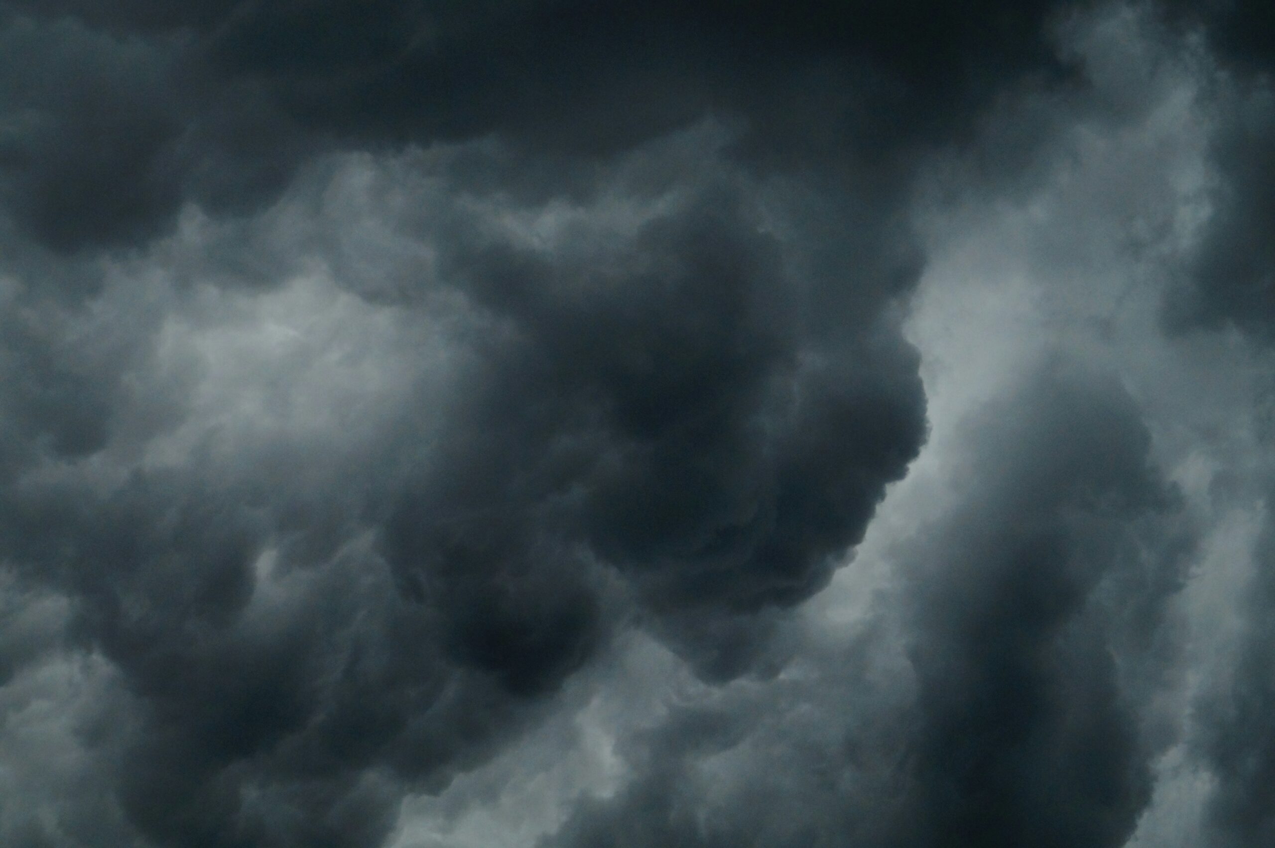sky with ominous storm clouds